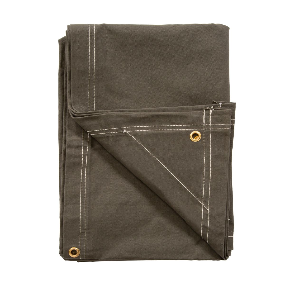 [送料無料] Stansport S-1214 オリーブドラブグリーン頑丈なキャンバスタープ 12フィートX 14フィート [楽天海外通販] | Stansport S-1214 Olive Drab Green Heavy-Duty Canvas Tarp 12 Feet X 14 Feet