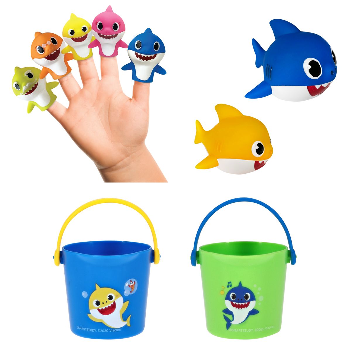 [RDY] [送料無料] ベビーシャーク 9点バスグッズ バリューセット [楽天海外通販] | Baby Shark 9pc Bath Toy Value Set