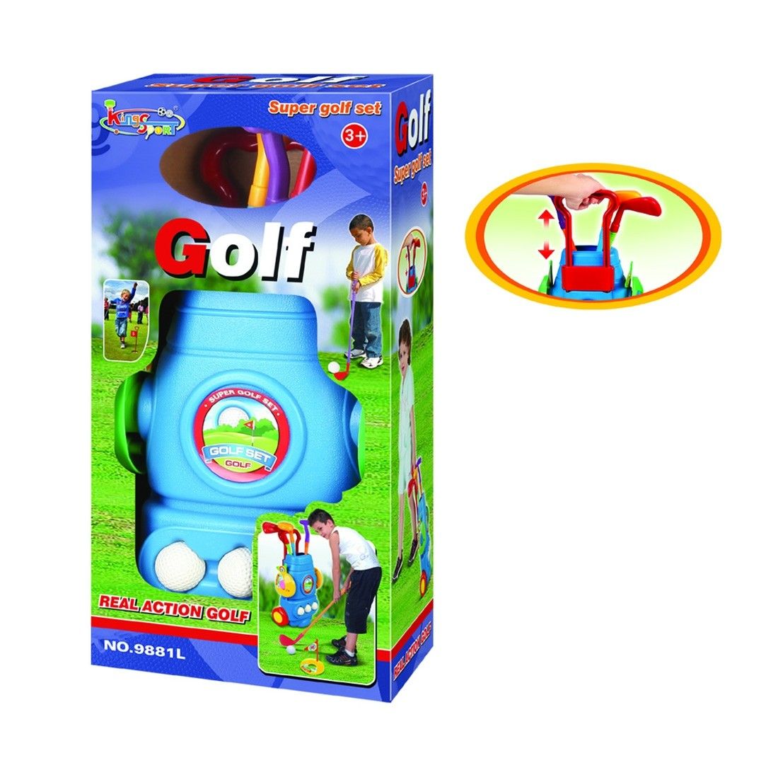 [送料無料] PlayWorld McMulligan's ゴルフクラブ3本、ボール3個、練習用ホール2個がセットになった、子供用デラックスゴルフセット。 [楽天海外通販] | PlayWorld McMulligan's Deluxe Golf Set For Kids Comes With 3 Golf Clubs, 3 Balls, And 2 Practice Holes