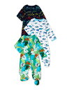[送料無料] Wonder Nation 新生児用スリープ＆プレイパジャマ 3枚組 プレマシー-6/9ヶ月用 [楽天海外通販] | Wonder Nation Newborn Baby Boy Sleep and Play Pajamas, 3-Pack, Preemie-6/9 Months