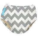 [送料無料] 水遊び用オムツ グレーシェブロン Mサイズ [楽天海外通販] | Reusable Swim Diaper Grey Chevron Medium