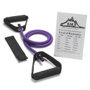 [] Black Mountain Products VOWX^Xoh hAAJ[ X^[^[KCht p[v [yVCOʔ] | Black Mountain Products Single Resistance Band with Door Anchor and Starter Guide Included, Purple