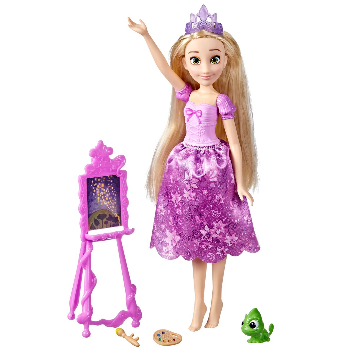 [RDY] [送料無料] Disney Princess ラプンツェルのフローティング・ライツ・ペインティング・プレイセット ドール パスカル・フィギュア付き 3歳以上の子供向け玩具 [楽天海外通販] | Disney Princess