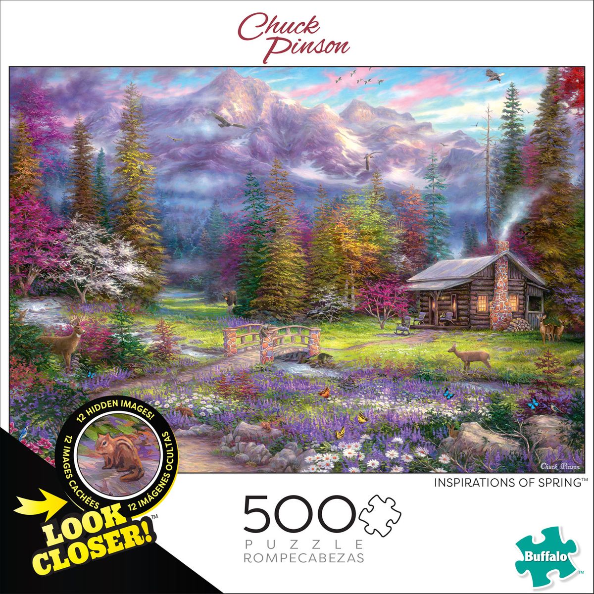 [RDY] [送料無料] Buffalo Games - Look Closer - Inspirations of Spring - 500 Piece Jigsaw Puzzle [楽天海外通販] | Buffalo Games - Look Closer - Inspirations of Spring - 500 Piece Jigsaw Puzzle
