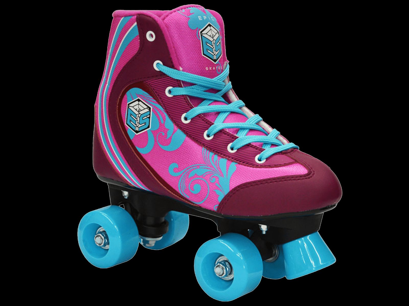 [送料無料] Epic Skates コットンキャンディー キッズクアッドローラースケート [楽天海外通販] | Epic Skates Cotton Candy Kids Quad Roller Skate