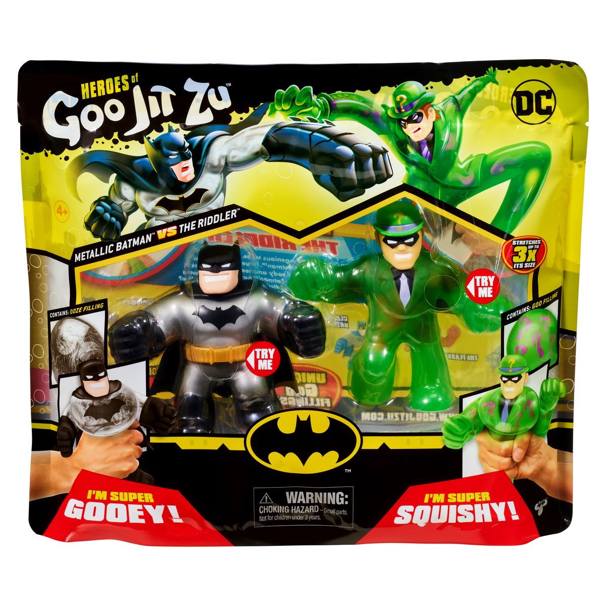 [送料無料] heroes of goo Jit zu licensed dc S2 versus pk - metallic batman vs the riddler [楽天海外通販] | HEROES OF GOO JIT ZU LICENSED DC S2 VERSUS PK - METALLIC BATMAN VS THE RIDDLER