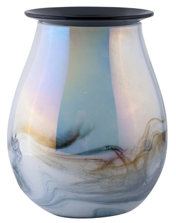 楽天Walmart 楽天市場店[RDY] [送料無料] Better Homes & Gardens ストーム・アート・グラス フルサイズ・センテッド・ワックス・ウォーマー [楽天海外通販] | Better Homes & Gardens Storm Art Glass Full-Size Scented Wax Warmer