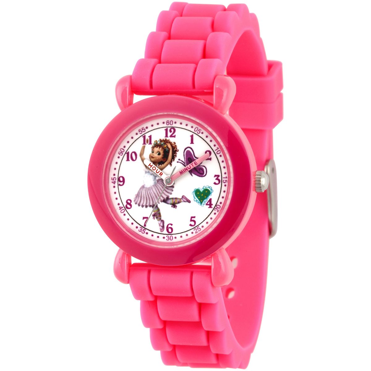 楽天Walmart 楽天市場店[RDY] [送料無料] Fancy Nancy Girls' Pink Plastic Time Teacher Watch, Pink Silicone Strap [楽天海外通販] | Fancy Nancy Girls' Pink Plastic Time Teacher Watch, Pink Silicone Strap