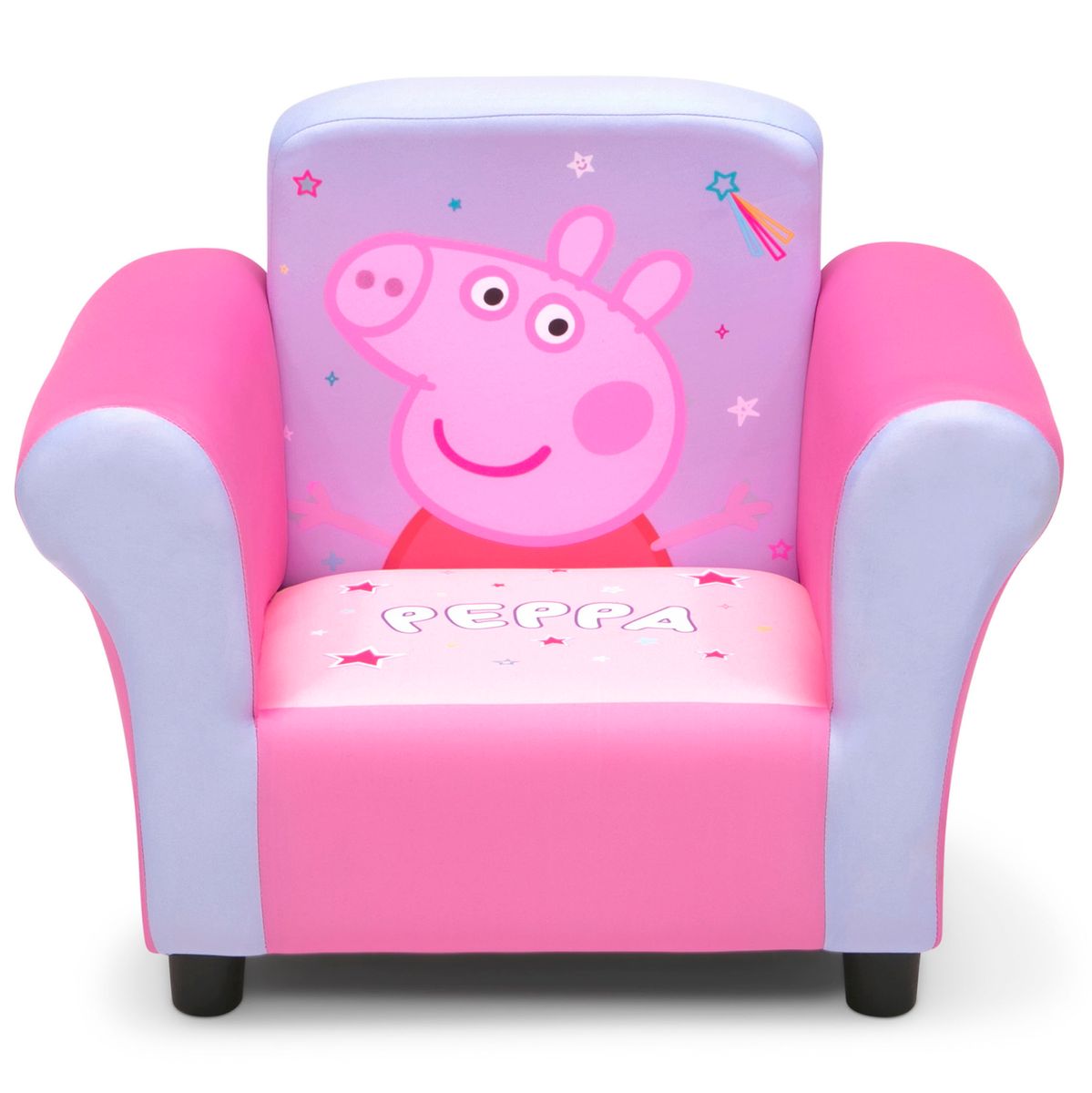 [RDY] [送料無料] Peppa Pig Upholstered Chair by Delta Children [楽天海外通販] | Peppa Pig Upholstered Chair by Delta Children