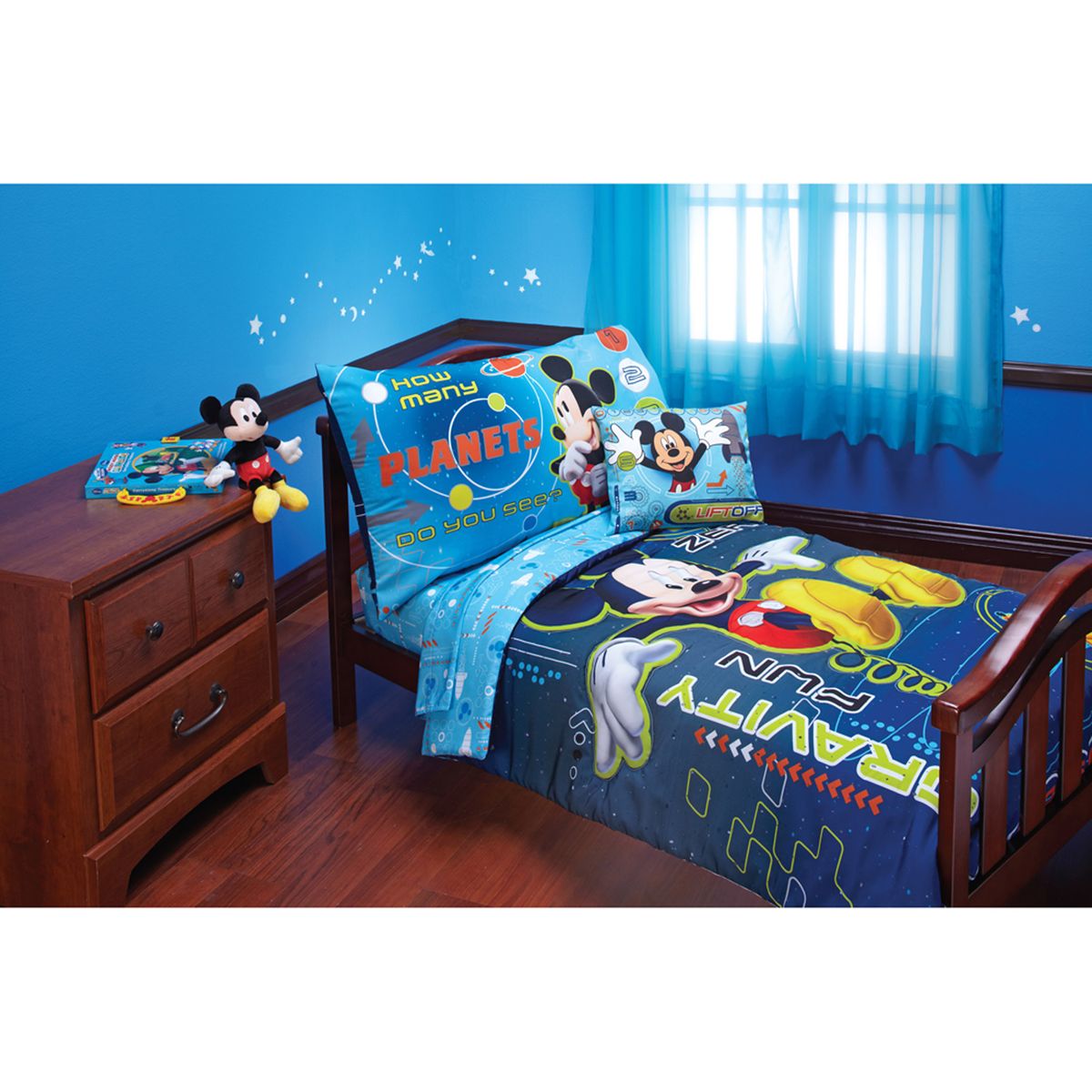 [RDY] [送料無料] Disney Mickey Mouse Zero Gravity Toddler Bedding Set, Blue, 4-Piece [楽天海外通販] | Disney Mickey Mouse Zero Gravity Toddler Bedding Set, Blue, 4-Piece