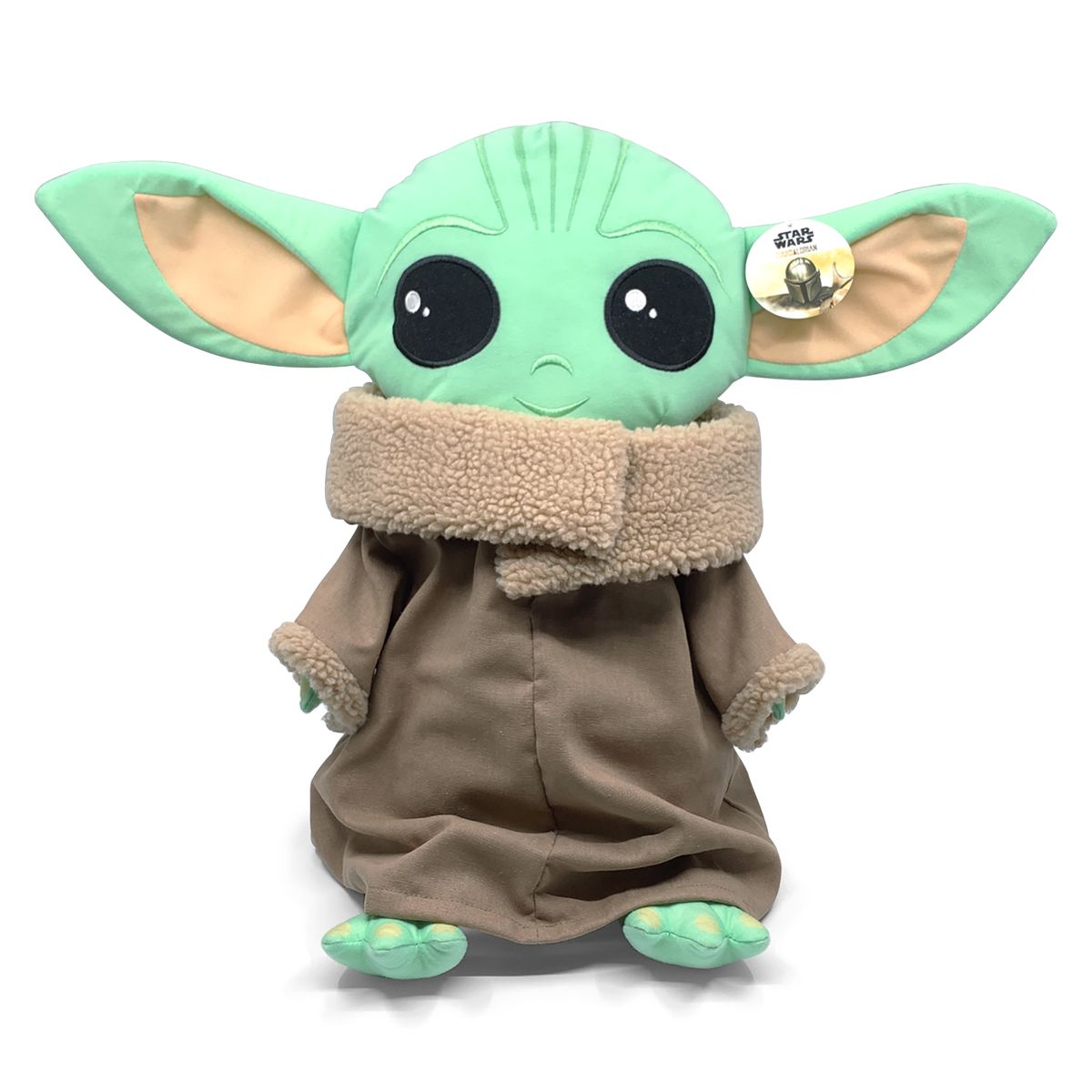 [RDY] [送料無料] Baby Yoda Kids Bedding Plush Cuddle and Decorative Pillow Buddy, 100% Polyester, Green, Disney [楽天海外通販] | Baby Yoda Kids Bedding Plush Cuddle and Decorative Pillow Buddy, 100% Polyester, Green, Disney