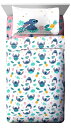 [送料無料] Lilo and Stitch Hawaiian Denim Kids 3-Piece Twin Sheet Set, 100% Polyester, Pink, Disney [楽天海外通販] | Lilo and Stitch Hawaiian Denim Kids 3-Piece Twin Sheet Set, 100% Polyester, Pink, Disney