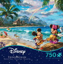 [送料無料] Ceaco - Thomas Kinkade - Disney - Mickey and Minnie in Hawaii - 750 Piece Jigsaw Puzzle [楽天海外通販] | Ceaco - Thomas Kinkade - Disney - Mickey and Minnie in Hawaii - 750 Piece Jigsaw Puzzle