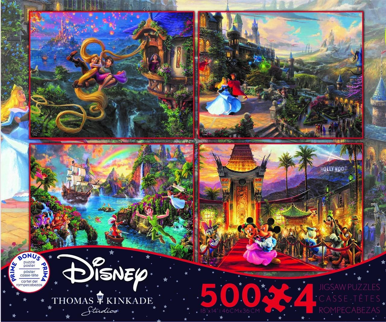 [RDY] [送料無料] Ceaco - 4 In 1 Multipack - Thomas Kinkade - The Disney Collection - 4 In 1 Multipack Jigsaw Puzzle [楽天海外通販] | Ceaco - 4 In 1 Multipack - Thomas Kinkade - The Disney Collection - 4 In 1 Multipack Jigsaw Puzzle