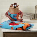 [送料無料] スペース・プレイヤーズ スペース・ジャム Space Jam Kids Taz Microfiber Bath Towel and Mesh Character Scrubby Pal, 2点セット [楽天海外通販]