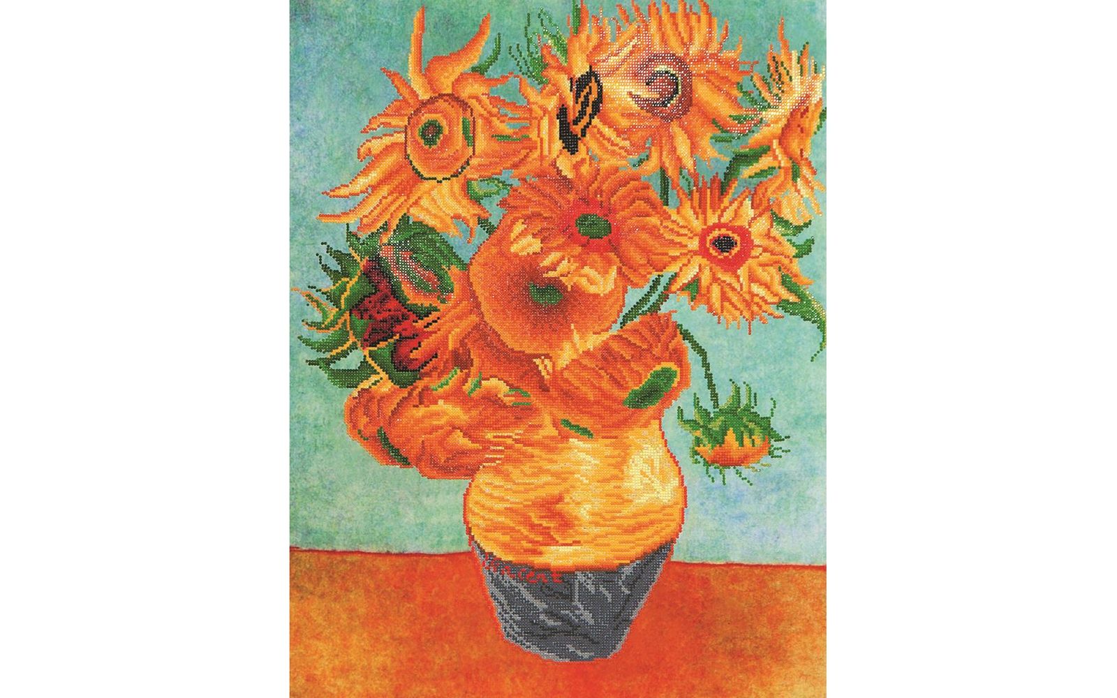 [RDY] [送料無料] DIAMOND DOTZ ファセットアートキット アドバンスド サンフラワーズ ヴァンゴッホ [楽天海外通販] | Diamond Dotz Facet Art Kit Advanced Sun Flowers Van Gogh