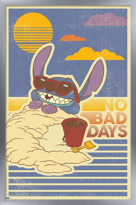 [送料無料] Disney Lilo and Stitch - No Bad Days Wall Poster, 14.725