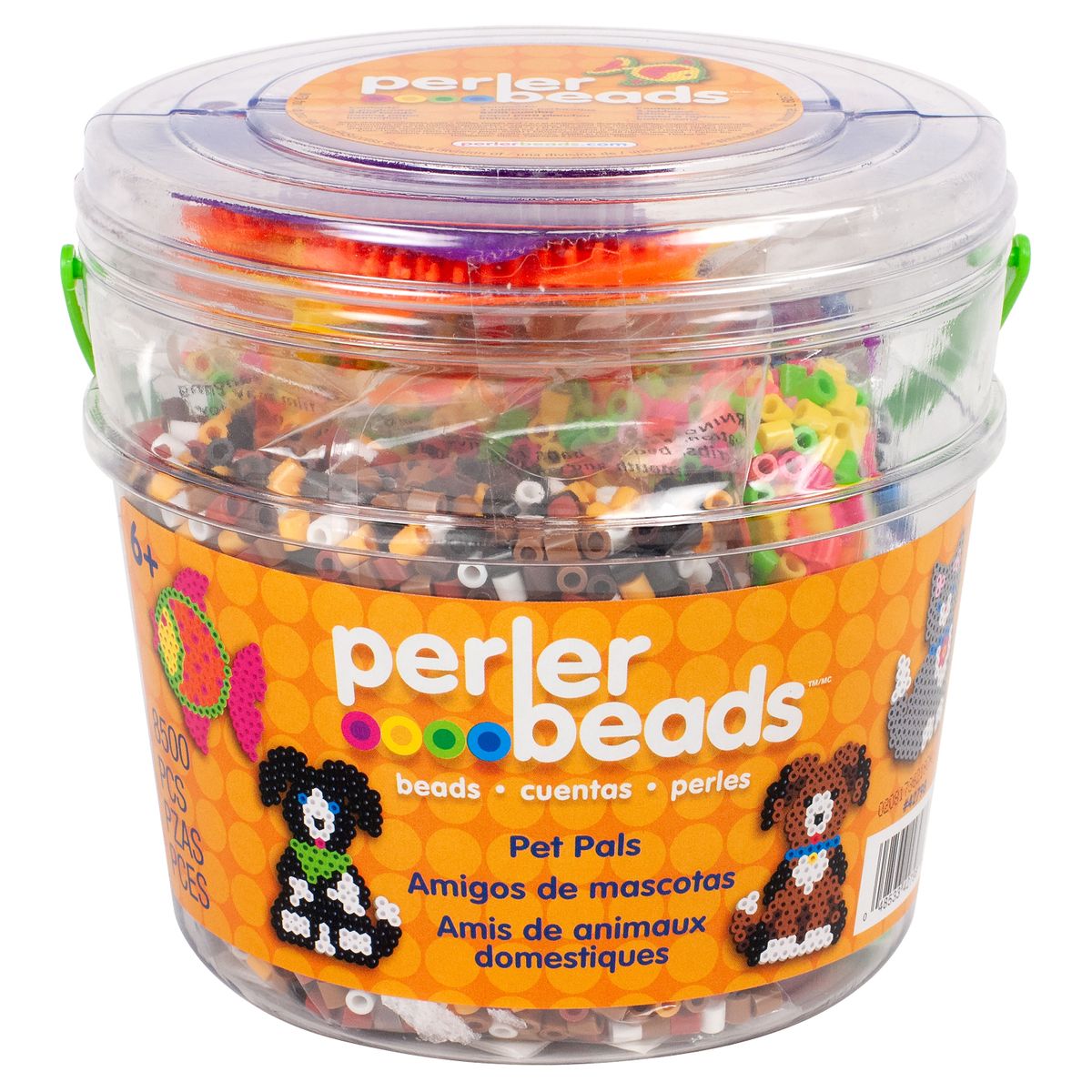 [送料無料] Perler Fuse Bead Kit, Pet Pals Activity Bucket, Ages 6 and up, 8505 pcs [楽天海外通販] | Perler Fuse Bead Kit, Pet Pals Activity Bucket, Ages 6 and up, 8505 pcs