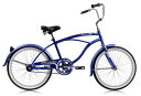 [送料無料] Wonder Wheels 20フィート ビーチクルーザー コースターブレーキ シングルスピード 自転車 自転車 ステンレススポーク ワンピースクランク 合金リム 36 H - ブルー [楽天海外通販] | Wonder Wheels 20 Ft. Beach Cruiser Coaster Brake Single Speed Bicyc