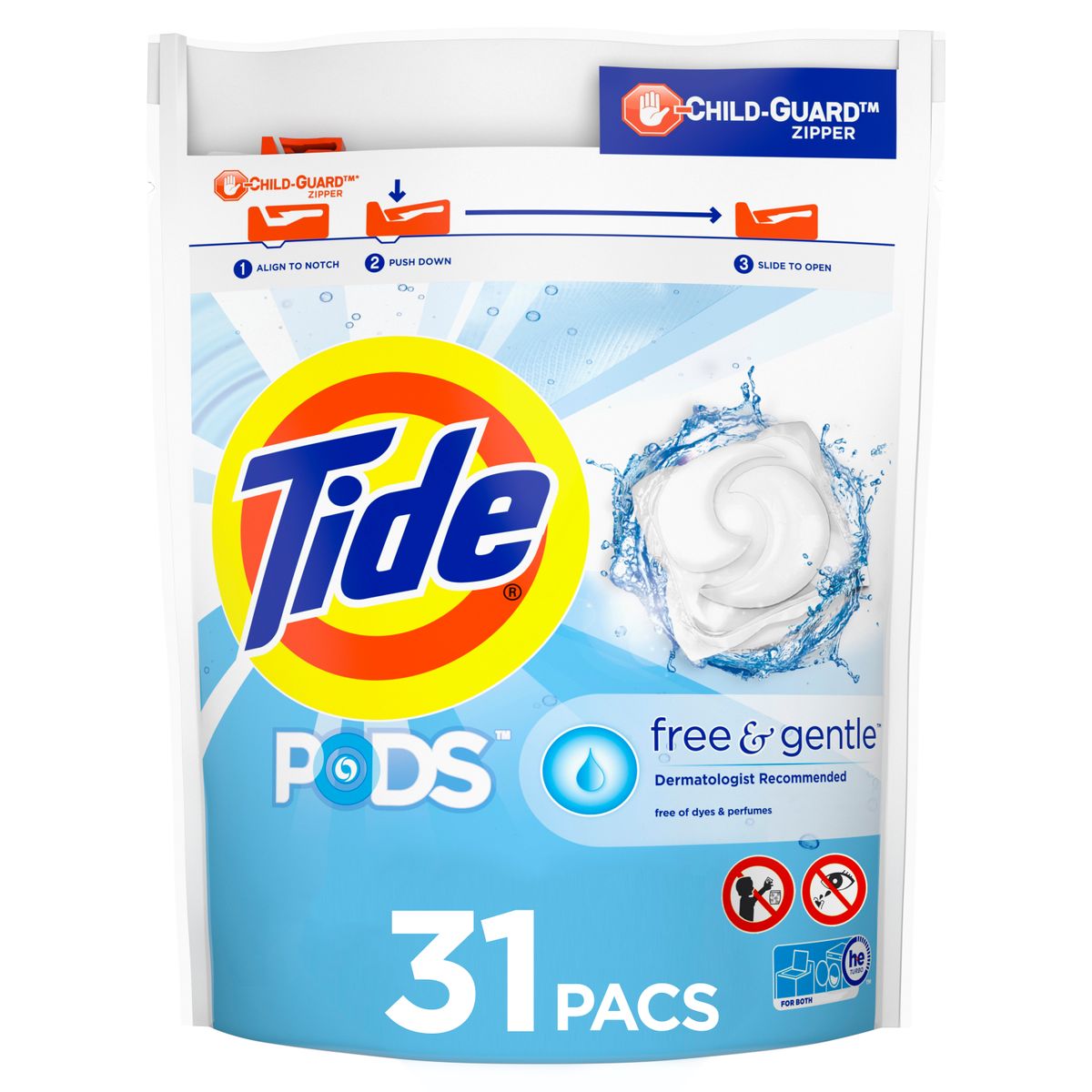 [RDY] [送料無料] Tide Pods Free and Gentle, Liquid Laundry Detergent Pacs, 31 Count. [楽天海外通販] | Tide Pods Free and Gentle, Liquid Laundry Detergent Pacs, 31 Count