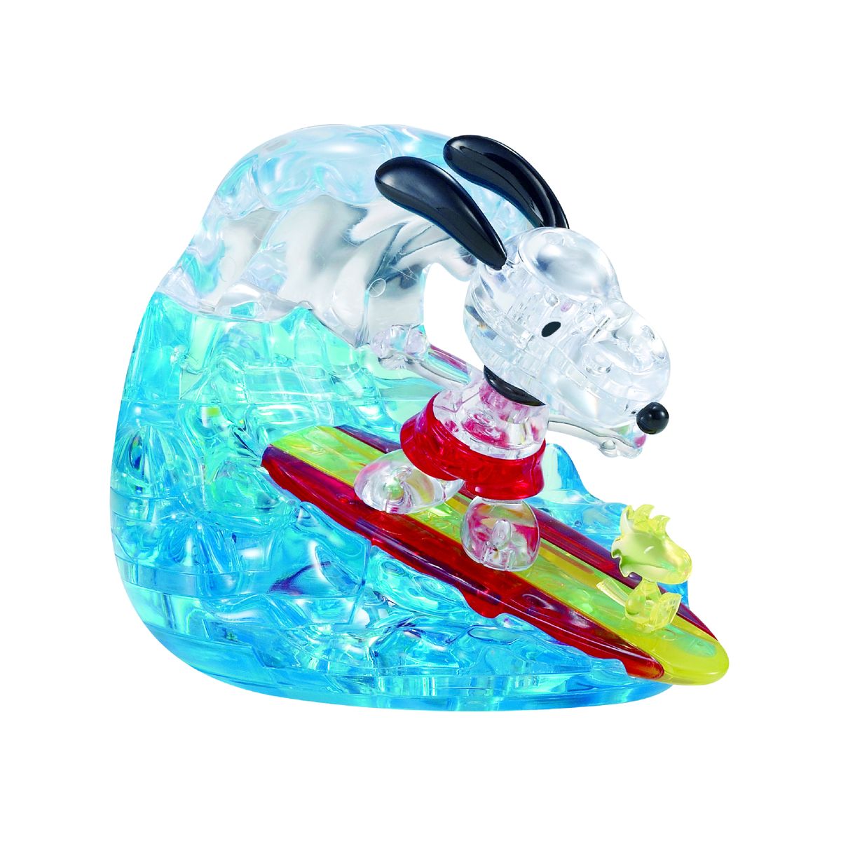 [送料無料] BePuzzled オリジナル スヌーピー サーフ 3Dクリスタルパズル [楽天海外通販] | BePuzzled Original Snoopy Surf 3D Crystal Puzzle
