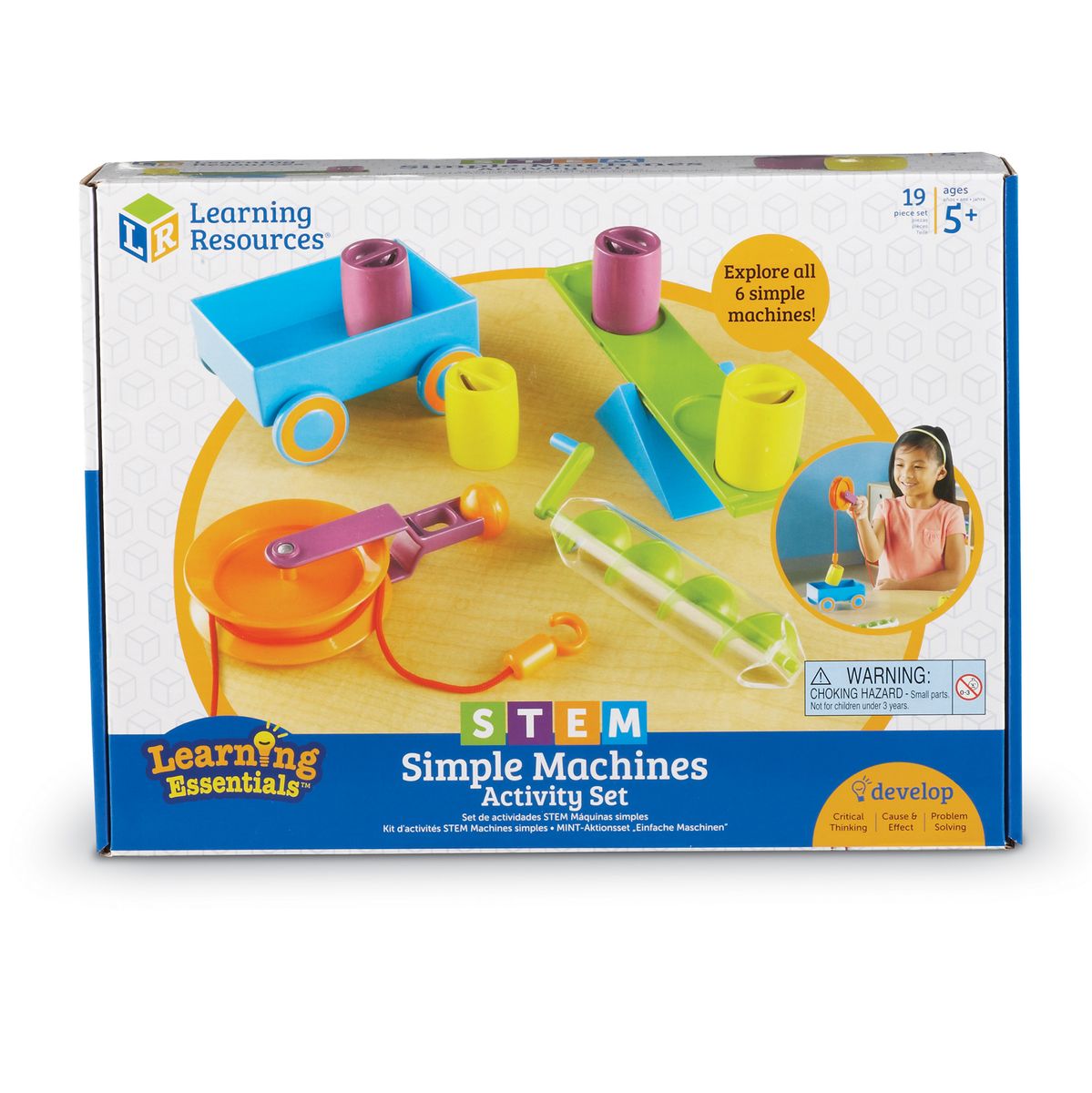 [RDY] [送料無料] Learning Resources STEM Simple Machines Activity Set -19 pieces, Boys Girls Ages 5 6 7+ Hands-on Science Activities, STEM Toys [楽天海外通販] | Learning Resources STEM Simple Machines Activity Set -19 Pieces, Boys Girls Ages 5