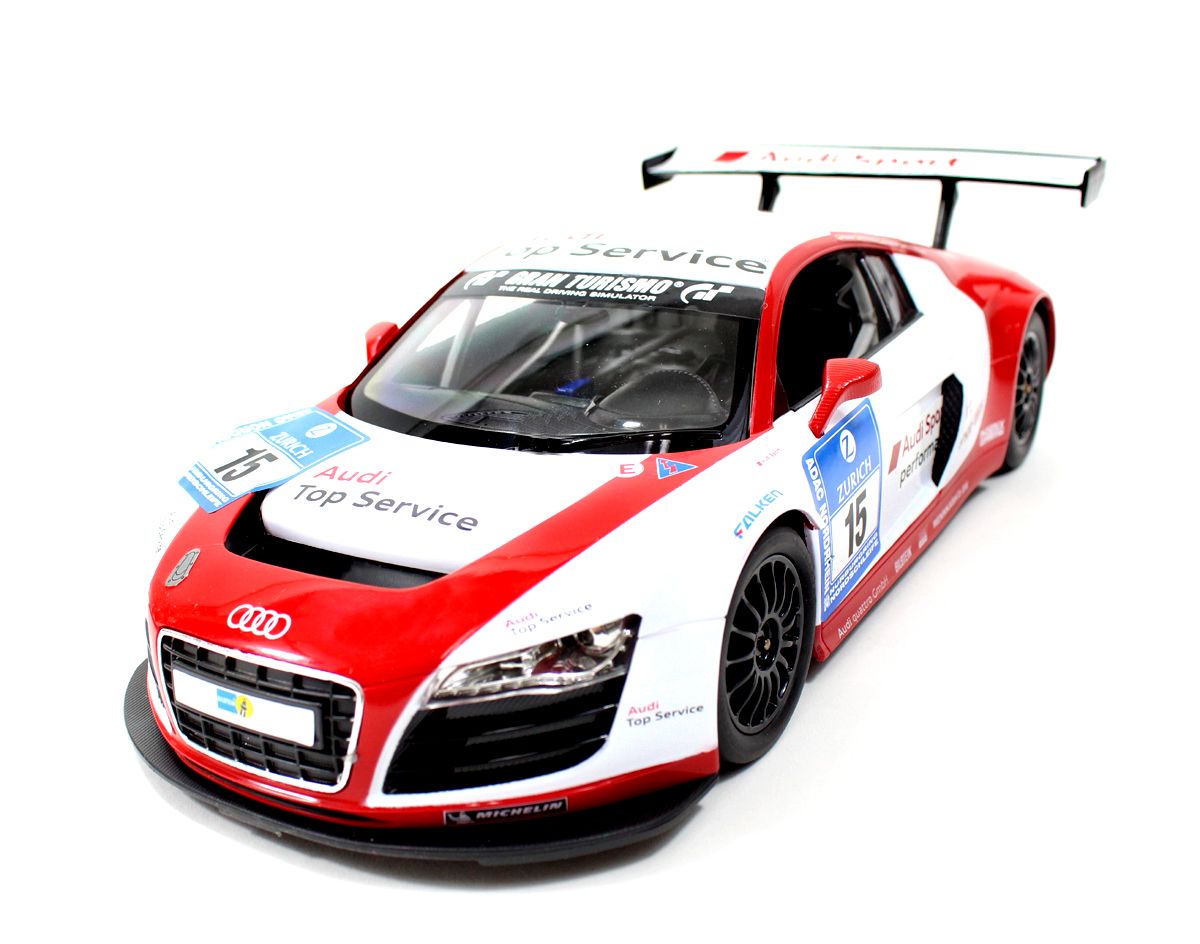 [RDY] [送料無料] PlayWorld Ready! Set! Race! 1:14 RC リモコン Audi R8 LMS パフォーマンスモデル LEDライト付き - レッド [楽天海外通販] | PlayWorld Ready! Set! Race! 1:14 RC Remote Control Audi R8 LMS Performance Model with L