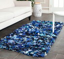 [RDY] [] Safavieh Rio Cassandra Confetti Polyester Shag Area Rug, Blue/Multi, 2'6