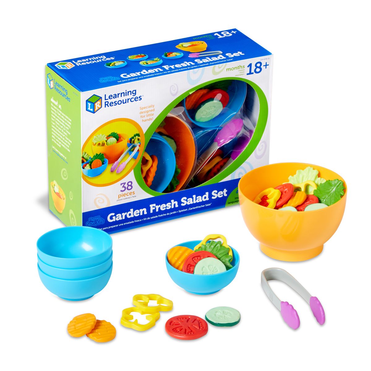 [RDY] [送料無料] Learning Resources New Sprouts Garden Fresh Salad Playset, Play Pretend Kitchen Activity Preschool Toy for Kids Girls Boys Ages 2 3 4+ Year Old [楽天海外通販] | Learning Resources New Sprouts Garden Fresh Salad Playset, Play Pr