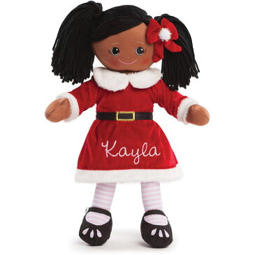 [送料無料] 名入れクリスマスベビードール-サンタドレス [楽天海外通販] | Personalized Christmas Baby Doll - Santa Dress