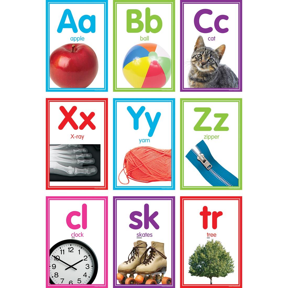 [RDY] [送料無料] カラフルな写真のアルファベットカード掲示板セットby Teacher Created Resources [楽天海外通販] | Colorful Photo Alphabet Cards Bulletin Board Set by Teacher Created Resources