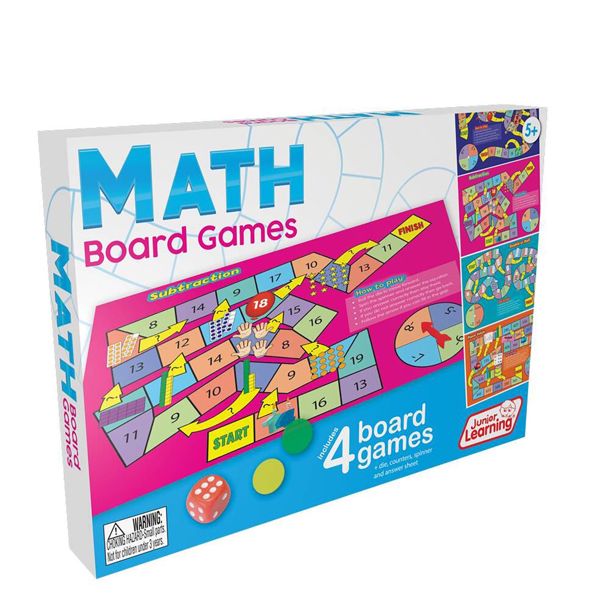 [送料無料] Junior Learning 数学学習教育ボードゲーム [楽天海外通販] | Junior Learning Math Learning Educational Board Games