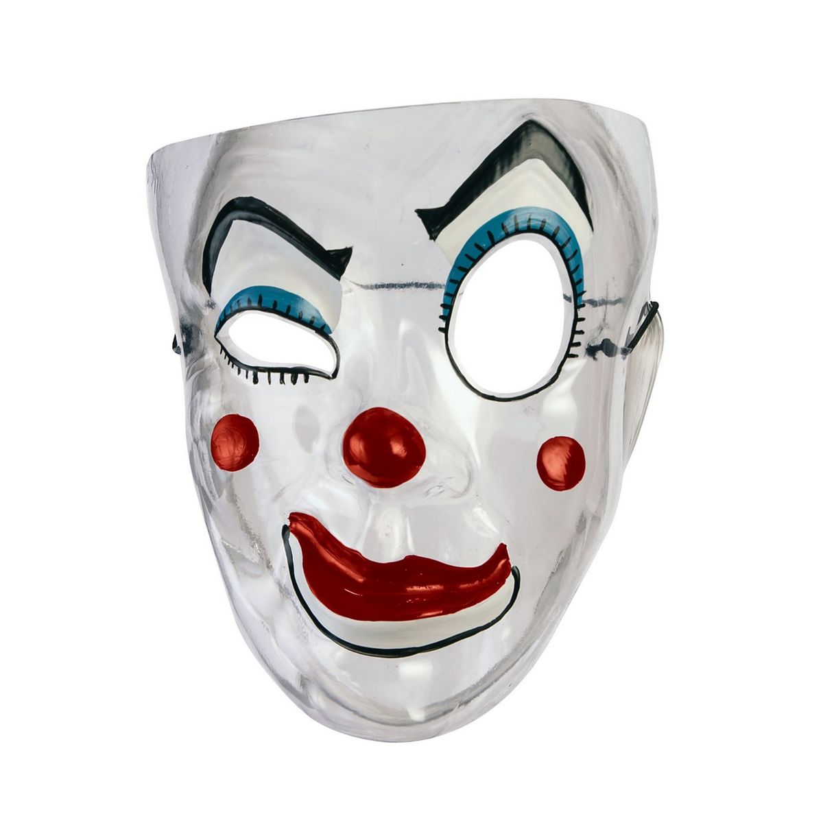 送料無料 透明なマスク ピエロ アクセサリー Halloween ハロウィン コスチューム コスプレ 衣装 仮装 楽天海外通販 Transparent Mask Clown Costume Accessory