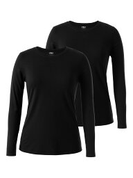 [送料無料] Athletic Works ウィメンズコアアクティブロングスリーブTシャツ、2枚組 [楽天海外通販] | Athletic Works Women's Core Active Long Sleeve T-Shirt, 2-Pack