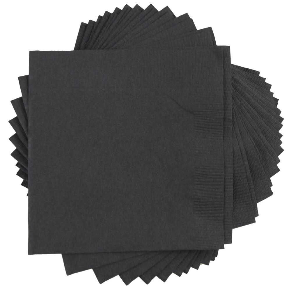 [RDY] [送料無料] JAM Paper Medium Lunch Napkins, 6 1/2 x 6 1/2, Black, 250/パック [楽天海外通販] | JAM Paper Medium Lunch Napkins, 6 1/2 x 6 1/2, Black, 250/Pack