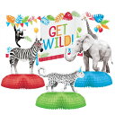 [RDY] [送料無料] Party Animals Get Wild センターピース 12カウント [楽天海外通販] | Party Animals Get Wild Centerpiece, 12 Count