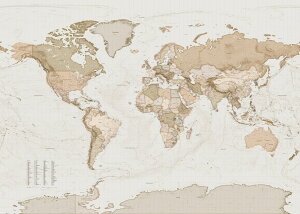 [RDY] [送料無料] 地球地図壁掛け [楽天海外通販] | Earth Map Wall Mural