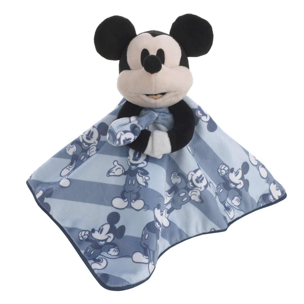 [送料無料] ディズニー ミッキーマウス ブルー＆ホワイト ラブリーセキュリティブランケット [楽天海外通販] | Disney Mickey Mouse Blue and White Lovey Security Blanket