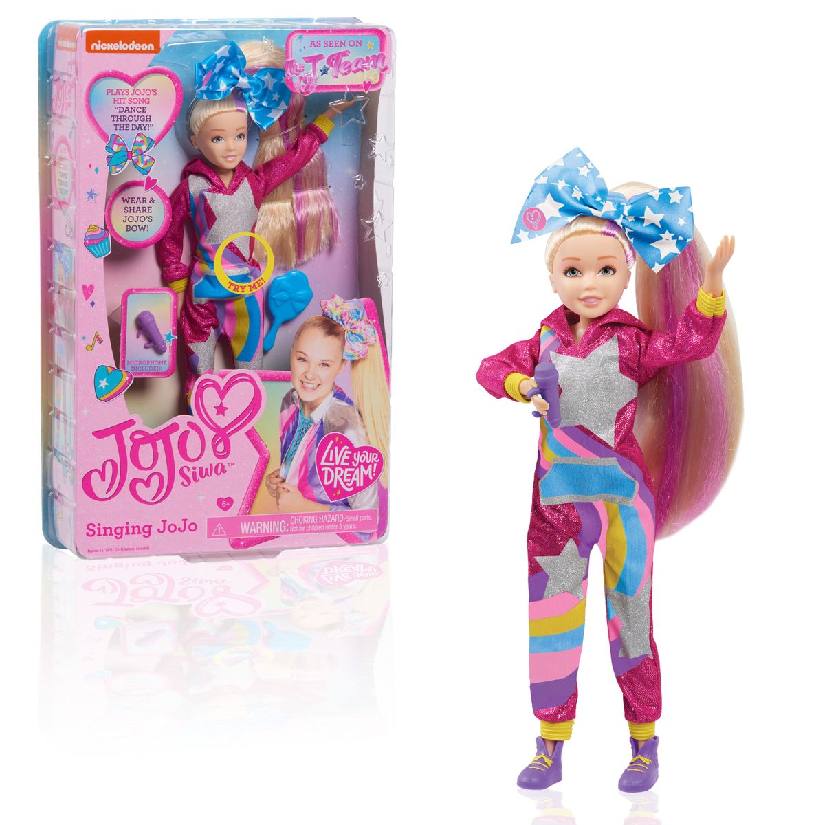 [RDY] [送料無料] Just Play JoJo Siwa J-Team Singing 10-inch Fashion Doll, Dance Through the Day, Kids Toy for Ages 6 up [楽天海外通販] | Just Play JoJo Siwa J-Team Singing 10-inch Fashion Doll, Dance Through the Day, Kids Toys for Ages 6 up