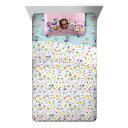 [RDY] [] Gabby's Dollhouse LbYcCV[gZbg, zCgu[, h[[NX [yVCOʔ] | Gabby's Dollhouse Kids Twin Sheet Set, White and Blue, Dreamworks