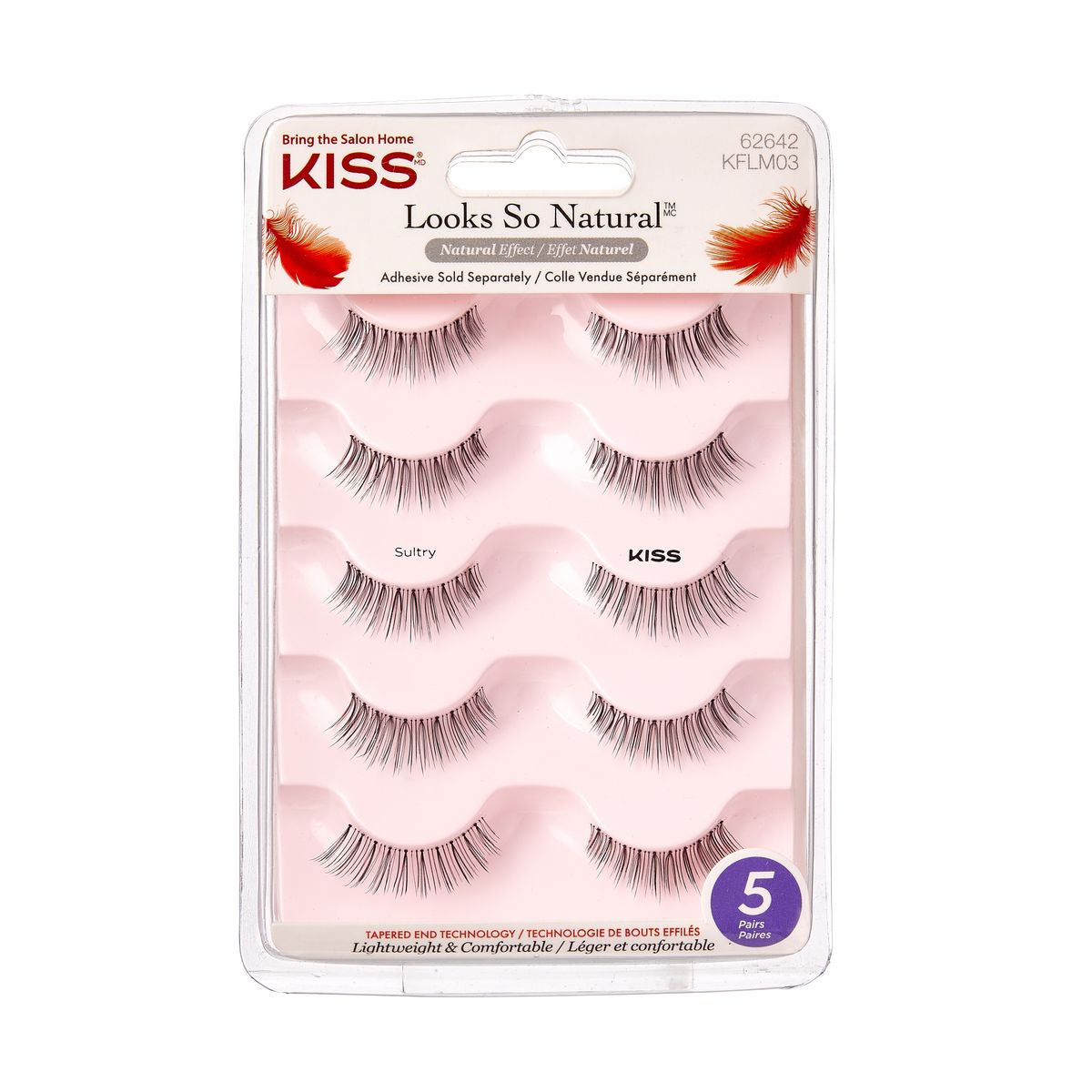 [̵] KISS ޥѥåå Sultry Fase Eyelashes 5ct. Halloween ϥ 塼 ץ   [ŷ] | Kiss Looks so Natural Multipack Lashes Sultry False Eyelashes 5ct