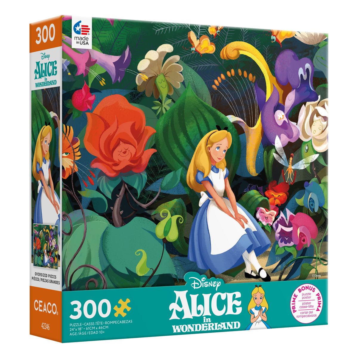 [RDY] [送料無料] Ceaco - Disney - Alice - 300ピースのインターロッキングジグソーパズル [楽天海外通販] | Ceaco - Disney - Alice - 300 Piece Interlocking Jigsaw Puzzle