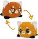  レッサーパンダのリバーシブルぬいぐるみ～ハッピーオレンジ＋RAGEオレンジ  | Reversible Red Panda Plushie - Happy Orange + RAGE Orange