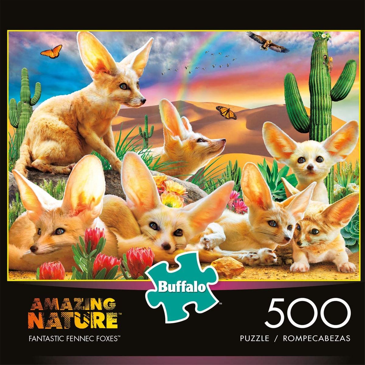 [送料無料] Buffalo Games - アメイジング・ネイチャー - フォックス - 500ピース・ジグソーパズル [楽天海外通販] | Buffalo Games - Amazing Nature - Foxes - 500 Piece Jigsaw Puzzle