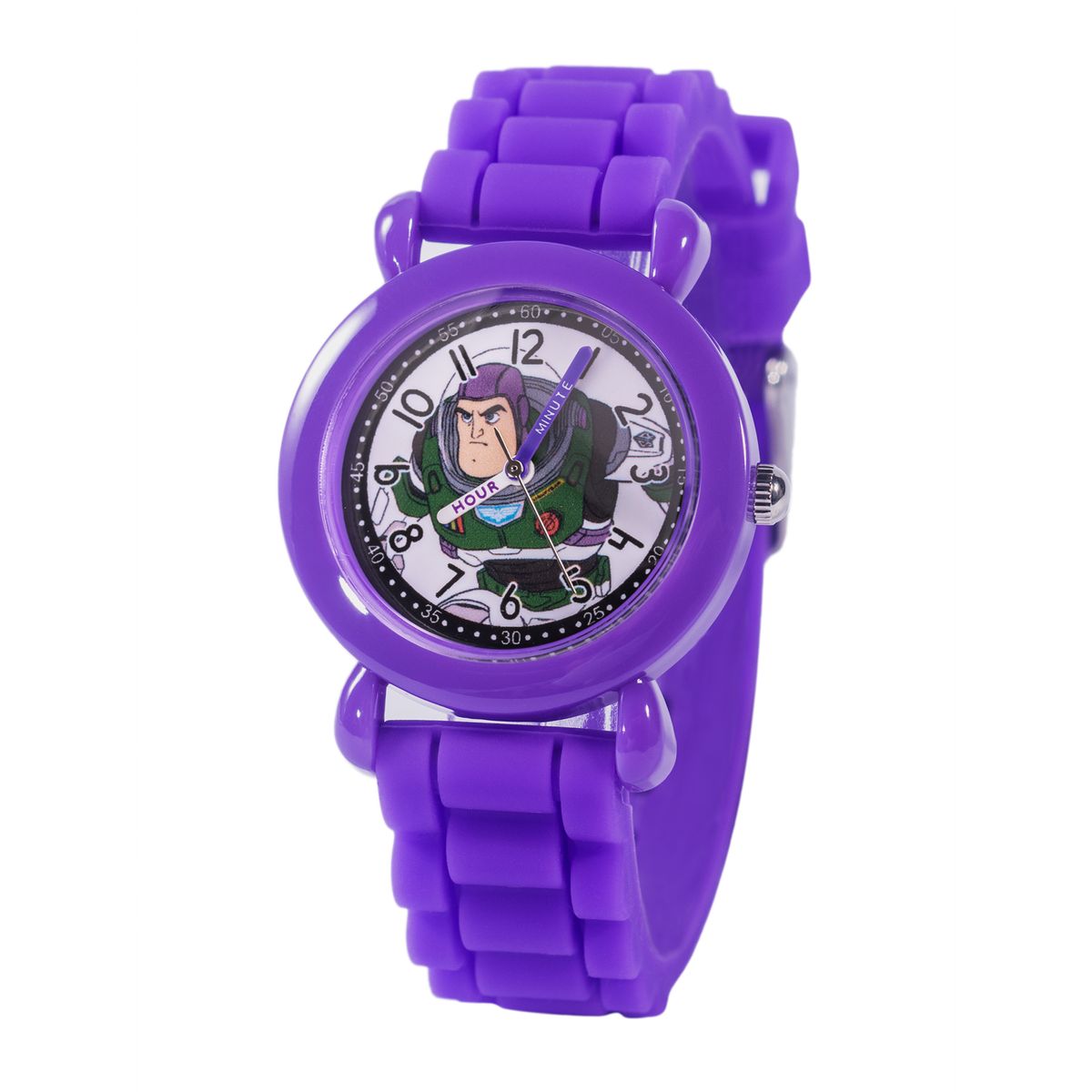 楽天Walmart 楽天市場店[RDY] [送料無料] Disney Lightyear,Buzz Lightyear Boys' Purple Plastic Time Teacher Watch, Purple Silicone Strap, WDS001154. [楽天海外通販] | Disney Lightyear,Buzz Lightyear Boys' Purple Plastic Time Teacher Watch, Purple Silicone Strap, WDS0011