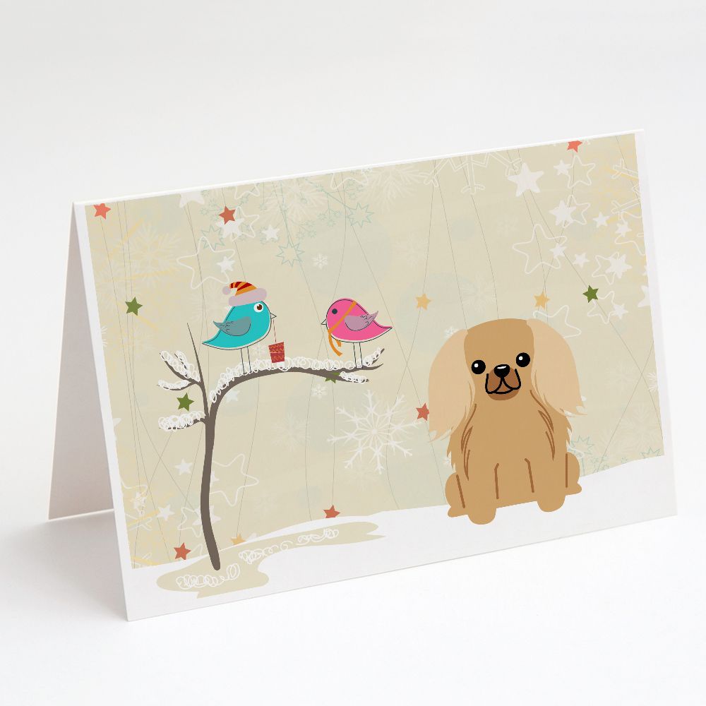 [RDY] [送料無料] Caroline's Treasures Pekingese Fawn Christmas Greeting Cards with Envelopes, 5" x 7" (8 Count) [楽天海外通販] | Caroline's Treasures Pekingese Fawn Christmas Greeting Cards with Envelopes, 5" x 7" (8 Count)