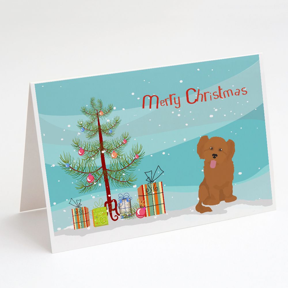 [RDY] [送料無料] Caroline's Treasures Shih Poo Christmas Greeting Cards with Envelop, 5" x 7" (8 Count) [楽天海外通販] | Caroline's Treasures Shih Poo Christmas Greeting Cards with Envelopes, 5" x 7" (8 Count)