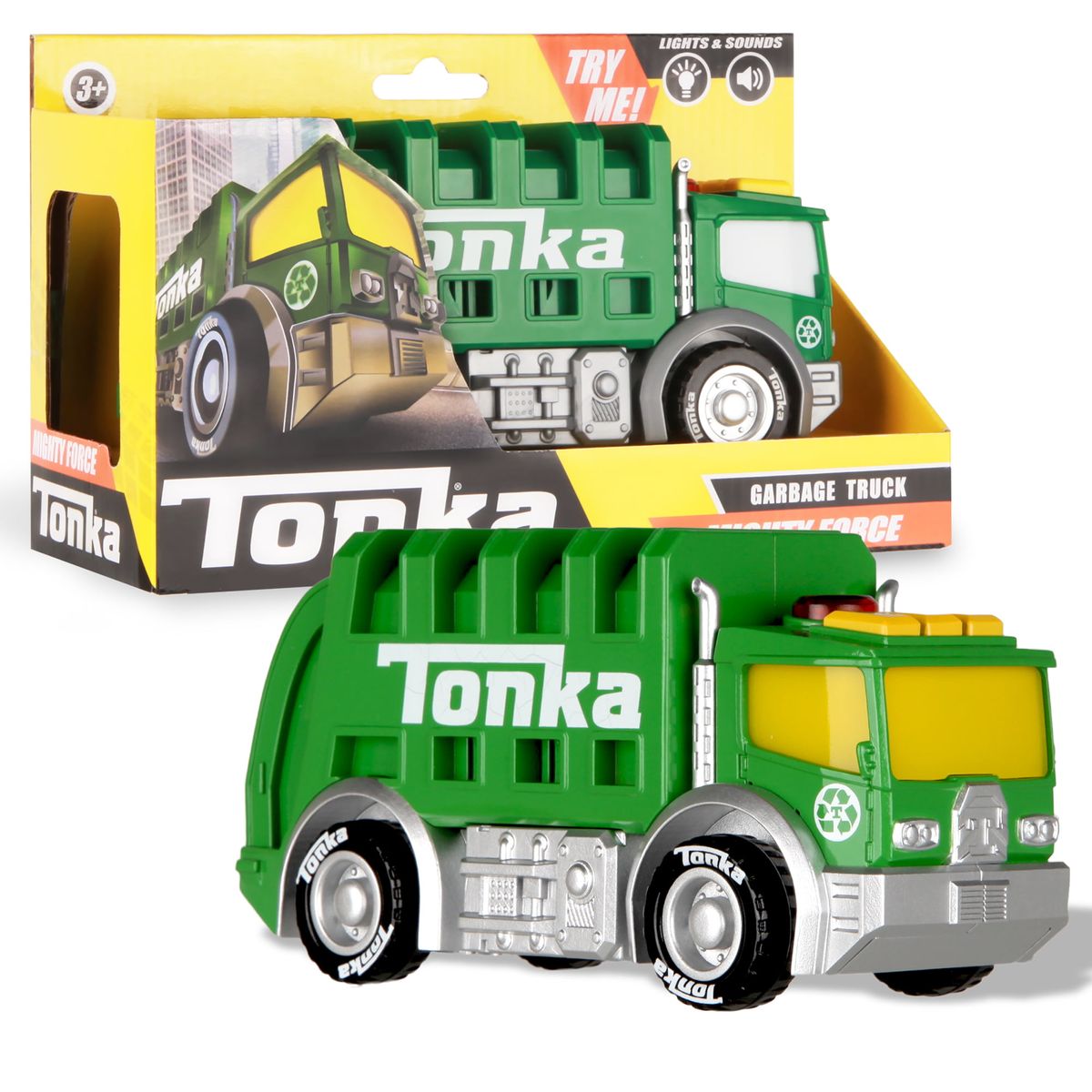 [送料無料] Tonka Mighty Force - Lights and Sounds - Garbage Truck（ごみ収集車 [楽天海外通販] | Tonka Mighty Force - Lights and Sounds - Garbage Truck