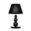 [送料無料] Elegant Designs パールブラッククロームメタル3段ボールランプ [楽天海外通販] | Elegant Designs Pearl Black Chrome Metal Three Tier Ball Lamp