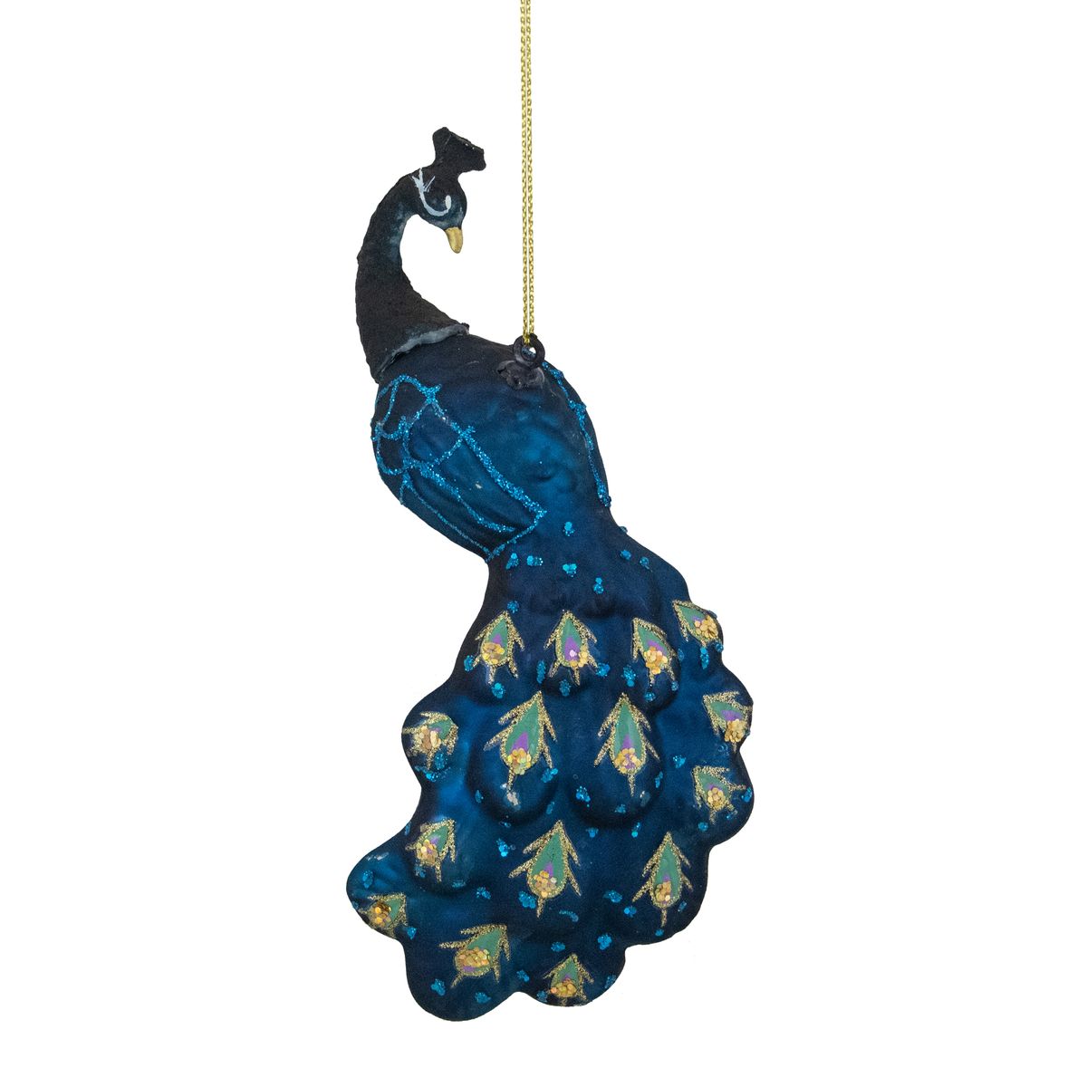 [送料無料] Northlight ターコイズブルーガラスクリスマス装飾アクセントオーナメント、6.25 "。 [楽天海外通販] | Northlight Turquoise Blue Glass Christmas Decorative Accent Ornament, 6.25"